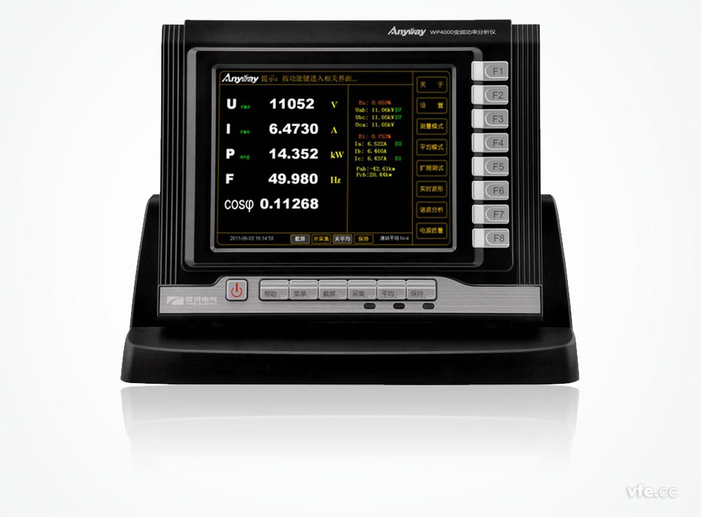 一種基于光纖傳輸?shù)母呔裙β时怼猈P4000變頻功率分析儀