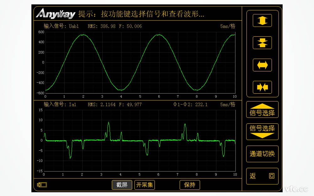 低壓變頻器輸入電流、電壓