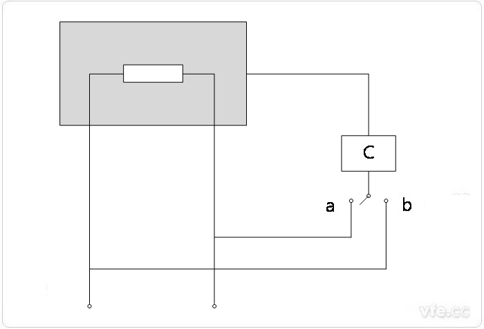 單相電機在工作溫度下接觸電流的測量電路圖 單相電機在工作溫度下接觸電流的測量電路圖