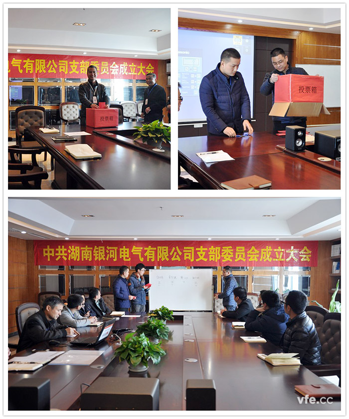 湖南銀河電氣第一屆黨支部選舉大會 湖南銀河電氣第一屆黨支部選舉大會