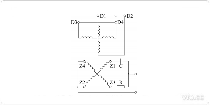 感應(yīng)移相器電氣原理圖 感應(yīng)移相器電氣原理圖