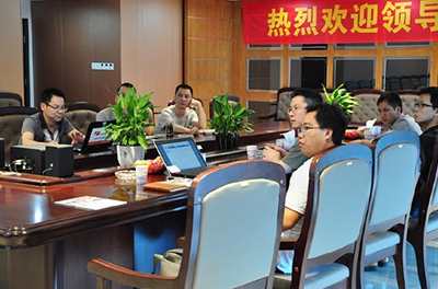 中船重工712所、中國兵器工業(yè)第58研究所綿陽市維博電子于2014年7月14日訪問銀河電氣